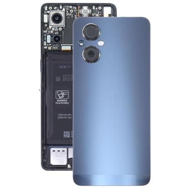 Imagem de Peças de substituição de telefone celular Para a tampa traseira original da bateria OnePlus Nord N10 com a tampa da lente da câmera (azul) Acessórios telefônicos