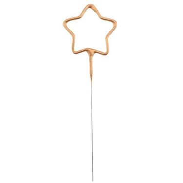 Imagem de Vela de Aniversário Faísca Estrela Dourada - Popper