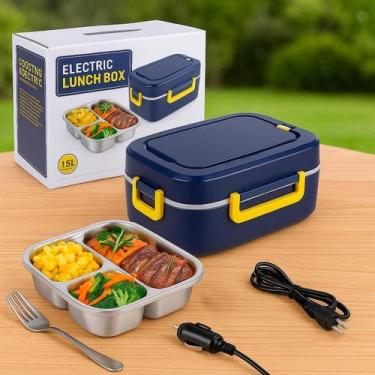 Imagem de Marmita Elétrica Portátil Térmica 110V/220V Inox - Relet