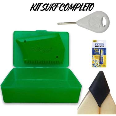 Imagem de Kit Surf Completo: Caixa Para Parafina Prancha de Surf + Chave Quilha+