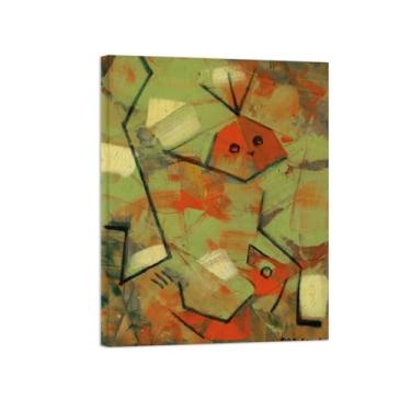 Imagem de Abstrato lona wall art pinturas famosas-Untitled 5-Poster e impressões para decoração casa sala de estar 60x80cm24x31in Sem Moldura