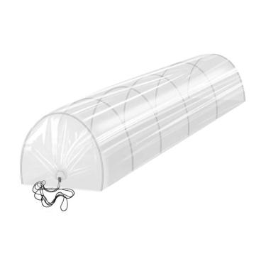 Imagem de Fenteer Cobertura de plantas para estufas, vegetais, versátil, fácil instalação e manutenção, arcos de jardim, túnel de jardim, rede de cobertura para pátio