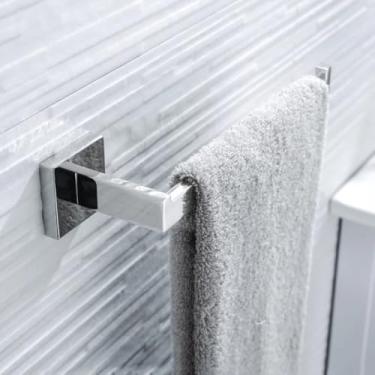 Imagem de Acessórios de banheiro de aço inoxidável, suporte para rolo de papel, toalheiro, suporte para escova de vaso sanitário, prateleira para toalhas (anel para toalhas CS)