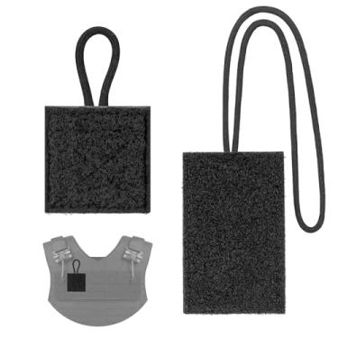 Imagem de Ullnosoo Suporte de rádio para microfone, 2 peças de clipe de microfone para polícia, pontos super fortes que não quebram, suporte de microfone de rádio para aplicação da lei para acessórios de colete