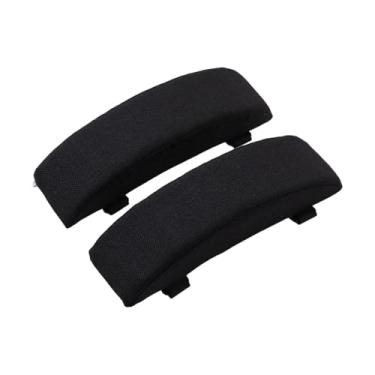 Imagem de Esquirla Almofada para apoio de braço de cadeira de escritório, almofada para apoio de braço de cadeira de mesa, capa lavável, ergonômica espessa para, Preto