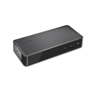 Imagem de Kensington SD4700P USB-C ou USB-A – 60W PD – Estação de ancoragem de tela dupla com fornecimento de energia para computadores Windows, Surface Pro, Surface Laptops e MacBooks – Compatível com TAA (K38240NA)