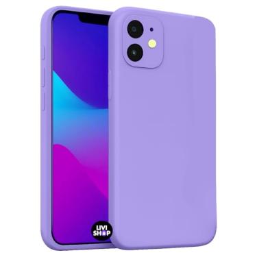 Imagem de Capa Case Capinha Para iPhone 11 Silicone Com Bordas Elevadas Aveludada Forro Premium (LILAS)