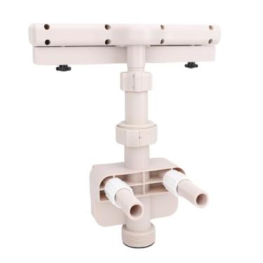 Imagem de Luocute Fonte da Piscina Com Luzes LED, Acima das Luminosas da Poça Piscina Com Aspersores de Piscina Ajustáveis de 360 ° para Refrigeração de Relaxamento Ao Ar Livre, 12,4x17.7 Em