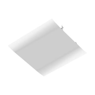 Imagem de KiBcsLic Defletor de ventilação de ar condicionado, tampa desviadora de ar em PVC resistente, anti- direto para uso doméstico, sala de jantar, biblioteca, 45cmx45cm