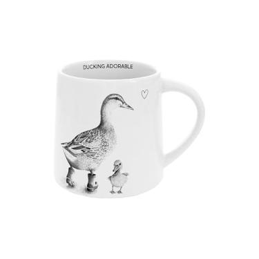 Imagem de Pavilion Gift Company - Ducking Adorable - Duck & Duckling - Caneca de café de 500 ml, xícara de chá, animais de fazenda