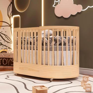 Imagem de Berço Redondo Divicar 3 Em 1 Evolutivo Coleção Wave Nature