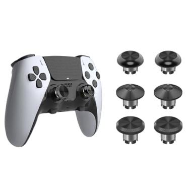Imagem de CHARM FOCUS Metal Thumbsticks for PS5 Edge Controller, Analog Thumb Sticks Caps Replacement Kit for PS5 Dual Sense Edge Stick Module, 6 Joysticks, Black
