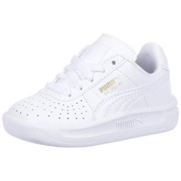 Imagem de PUMA Tênis infantil GV Special, Puma Branco/PUMA Team, ouro, 4 Big Kid