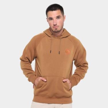Imagem de Moletom Mooncity Hulk Bordado Masculino, Marrom, M