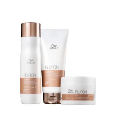 Imagem de Wella Fusion Sh 250ml + Cond 200ml + Masc 150ml - Wella profissional