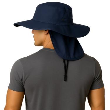 Imagem de Chapéu Pescador Camping Australiano Proteção Nuca Pescoço Uv Bh Seg