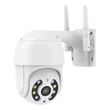 Imagem de Câmera Wifi Prova Água Infravermelho Externa Hd 1080 - Smart, Branco
