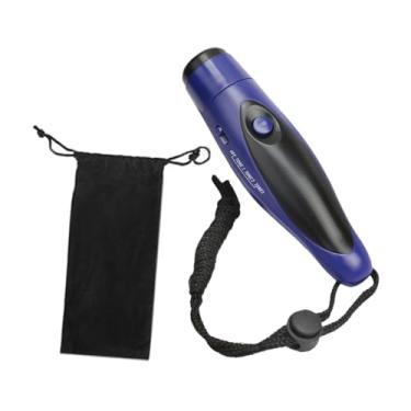 Imagem de UGPLM Apito elétrico de alto volume com cordão para esportes ao ar livre, apito para treinadores, treinamento de cães de sobrevivência, vôlei e futebol, Azul