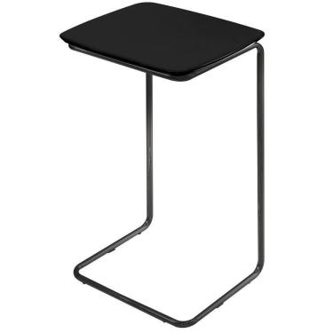 Imagem de Mesa De Apoio Slim Preto Em Metal Preto