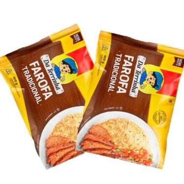 Imagem de Kit 2 Farofa Pronta da Terrinha Tradicional 400g