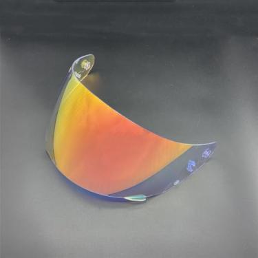 Imagem de BSTOP Protetor solar FF352 para viseira LS2 FF351 FF364 FF384 FF802 com proteção UV Capacete Para Moto (Revo Clear Red-dia e noite)