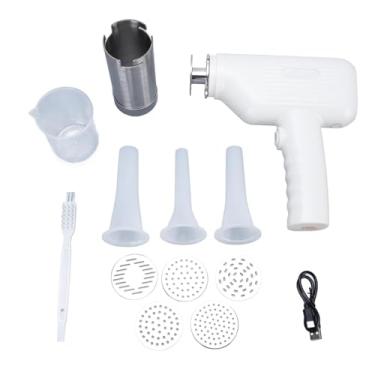 Imagem de HEEPDD Fabricante de Massas Elétricas, 5 Em 1 Máquina de Macarrão Sem Fio Automático Ferramenta de Macarrão Portátil Ferramenta Multifuncional 304 Aço Inoxidável Fabricante de Macarrão