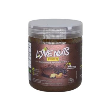 Imagem de Pasta Proteica com Castanha, Café e Cacau Love Nuts + Whey Isolado, 180g, Sem Glúten, Vegana