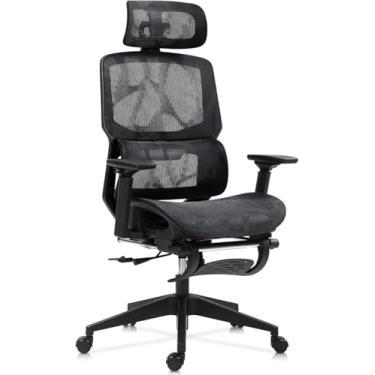 Imagem de Cadeira de Escritório Ergonômica com Apoio para a Coluna, Altura Ajustável, Assento Confortável e Design Moderno para Uso em Escritórios, Home Office ou Estudo - Posture Office