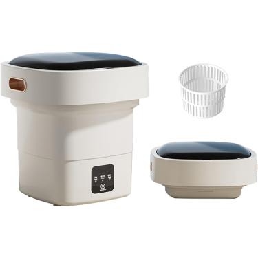 Imagem de Máquina de lavar portátil, mini lavadora dobrável 13L com 3 modos de limpeza para roupas íntimas, roupas de bebê, meias, pequenas delicadas, para apartamentos, dormitórios, hotéis, viagens,