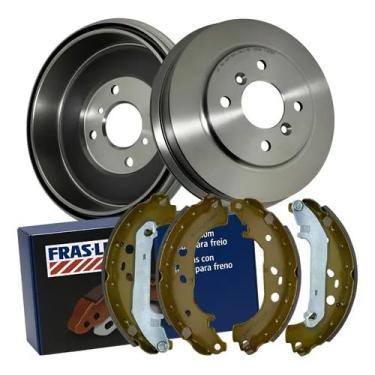 Imagem de Kit Tambor Freio Traseiro HF19D + Sapatas FD/102-CPA Compatível com Eco - sport 1.5 1.6 2.0 2013 a 2024