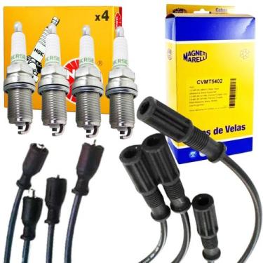 Imagem de Kit Cabo + Velas Palio Fiorino Siena Strada Weekend 1.5 Mpi - MAGNETI 