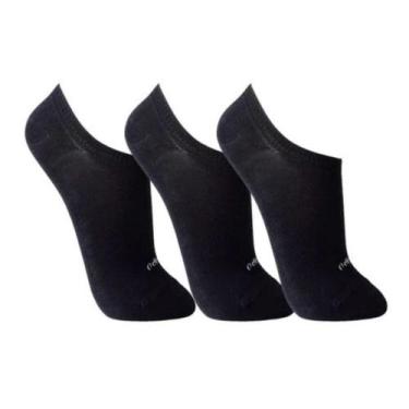 Imagem de Kit 12 Pares De Meias Lupo Sport Invisível, Kit preto, P (33-36)