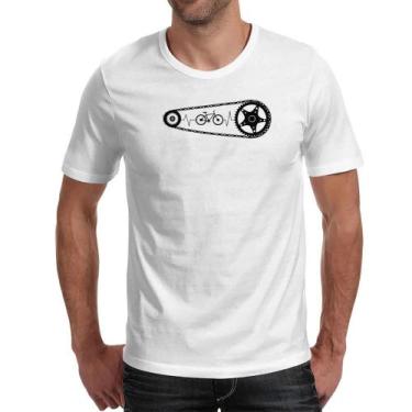 Imagem de Camiseta Unissex Batimento cardiaco catraca bicicleta - Alearts, G