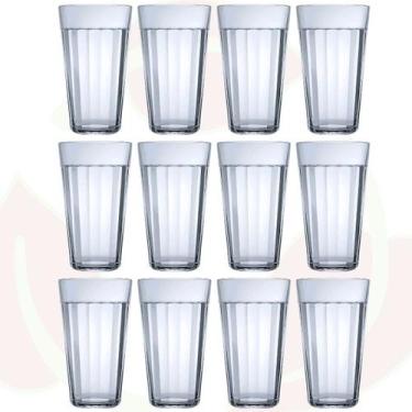 Imagem de 12 Copo de Vidro Long Drink Americano 450ML Nadir Bebidas - NADIR FIGU