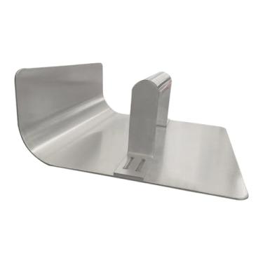 Imagem de Dualoai Desempenadeira de Canto de aço Inoxidável, Multifuncional, Design Ergonômico, Acessório para Bordas de Concreto, Alta Resistência, Resistente à Ferrug, Estilo C