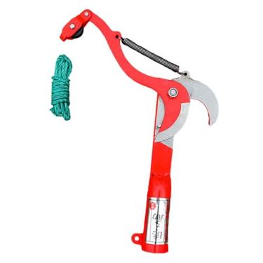 Imagem de Baoblaze Cabeça de poda de árvores portátil e de montagem em poste sem poste, profissional, multiuso para árvores frutíferas, corda de 1,5 m com mola de aço, Size S