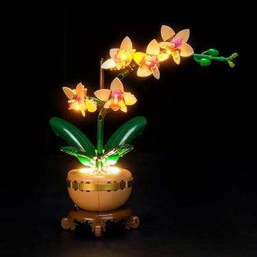 Imagem de Led Light Kit Compatible with Lego 10343 Botanicals Mini Orchid, LED Lighting for Lego Artificial Fake Orchid Building Set for Adults, Lights up Your Botanical Collection (No Model Set)