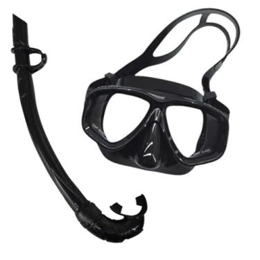 Imagem de Mascara De Mergulho Snorkel Oculos Nataçao Tubo Respiratorio Mar Praia Piscina Faixa Ajustavel Esporte Lazer