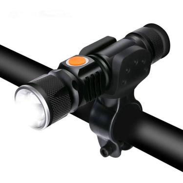 Imagem de 2X Farol Lanterna De Bike Super Forte 180 Lum Recarregável U