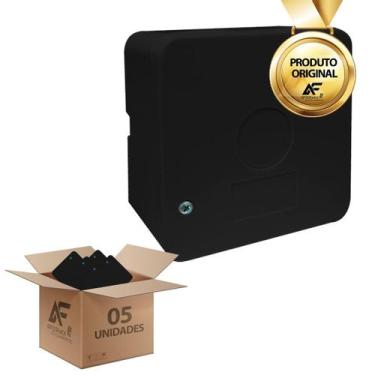 Imagem de Kit 5 Caixas Proteção Conector Câmera Cftv Cabo Fonte 9x5,5 - AferMix,