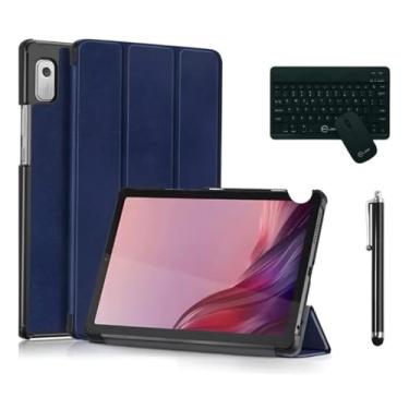 Imagem de Kit Completo Capa Para Lenovo M9 Tb-310fu (Azul) (Azul)