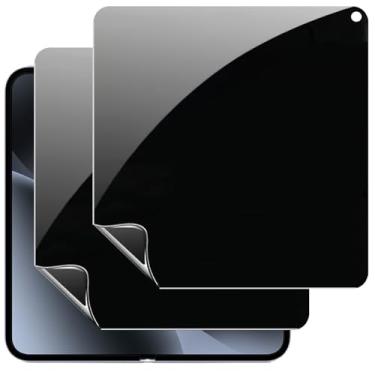 Imagem de YIEDBCX Pacote com 2 protetores de tela de privacidade para Google Pixel 10 Pro Fold, película macia interna anti-espião