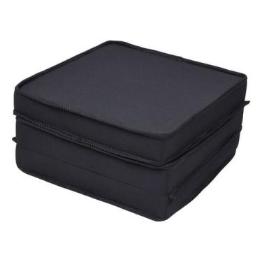 Imagem de Colchão Solteiro Dobravel 3 Em 1 Alojamento Macio Camping Preto - Raíz