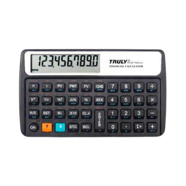 Imagem de Calculadora Financeira Truly TR12C Platinum - mais de 120 funções - RPN e ALG