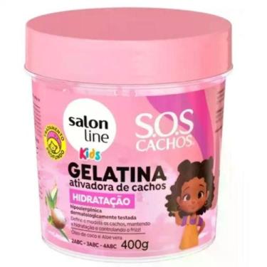 Imagem de Gelatina Ativadora de Cachos Sos Cachos Kids Hidratação 400G - Salon L
