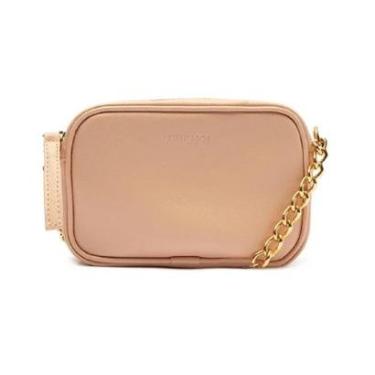 Imagem de Bolsa Transversal Essencial Pequena Feminina Anacapri Bege-Feminino