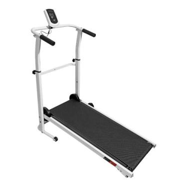 Imagem de Esteira Mecânica Ergométrica Dobrável Display LCD 120kg - Tander