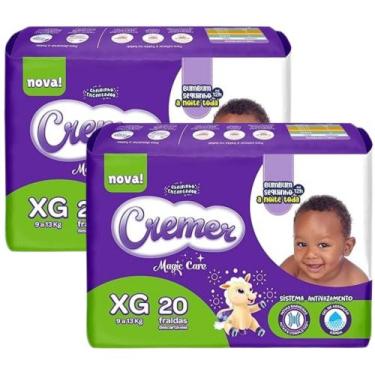 Imagem de Fralda Cremer Magic Care Jumbinho - Kit com 2 pacotes - Tam XG - 40 Un