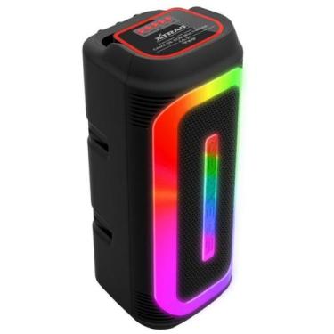 Imagem de Caixa De Som Bluetooth Led Rgb Usb Fm Tws 50w Xtrad 110 220v - X-TRAD