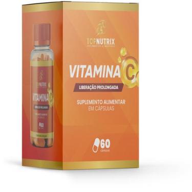 Imagem de Suplemento Alimentar Vitamina C 45mg Topnutrix 60 Cápsulas